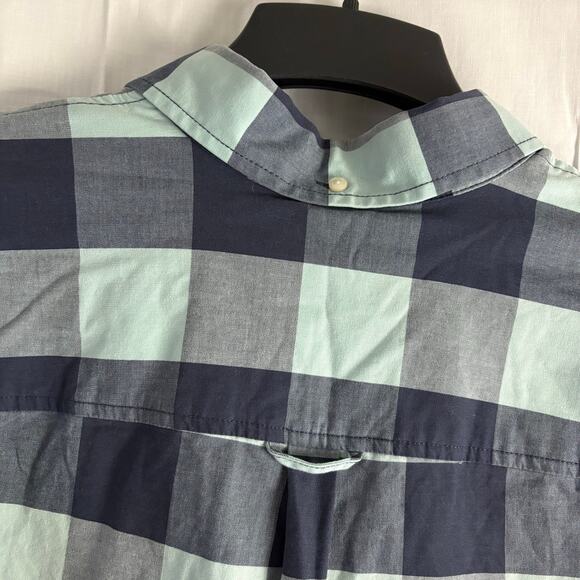 Chubbies The Nutter Men’s Plaid  Popover Shirt Blue Long Sleeve Large - Picture 2 of 7